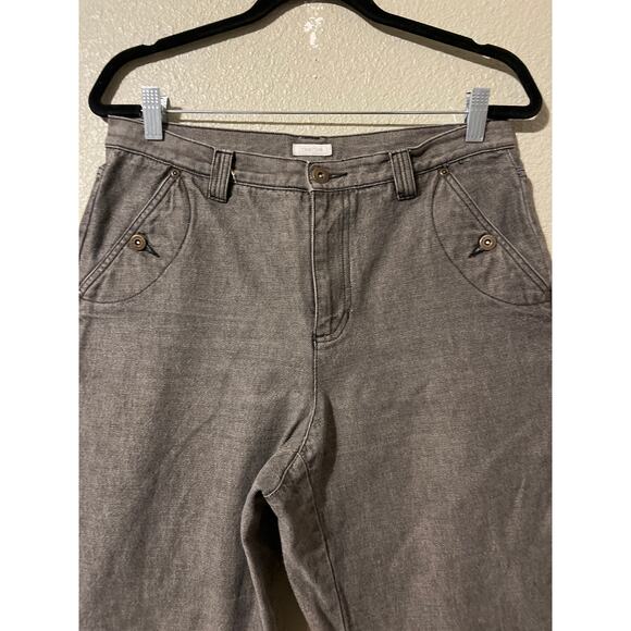 Liz Claiborne Tabitha Gray & Black Jeans - Women's Size 10 - Picture 2 of 7